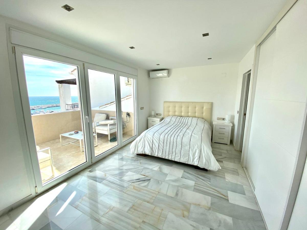 Ferienwohnung Luxury Puerto Banus Penthouse With Parking & Wi-Fi Marbella Exterior foto